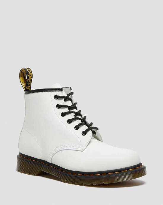 Botines Dr. Martens 101 Smooth Mujer Blancos MX-57918